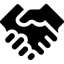Handshake icon symbolizing collaboration
