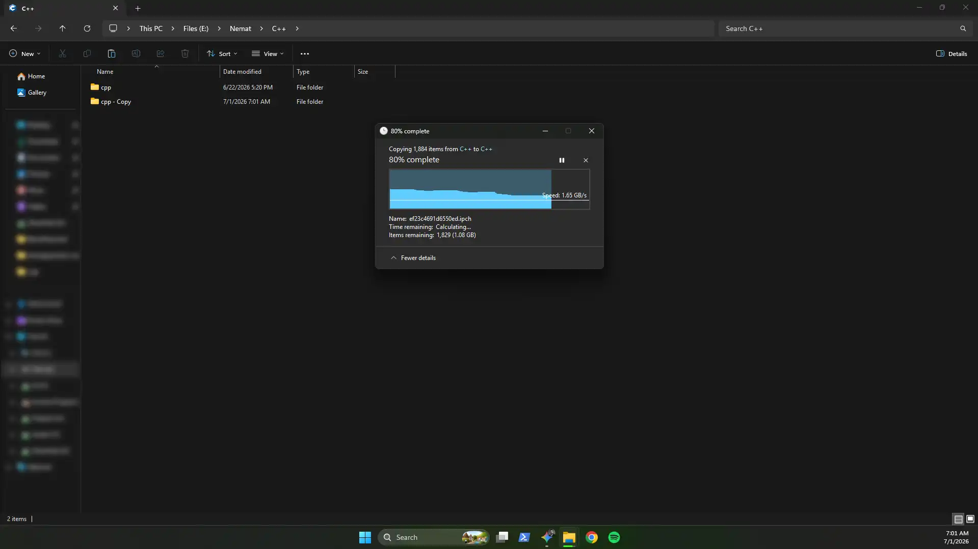 How to give UE5 project to AI - Duplicate project folder
